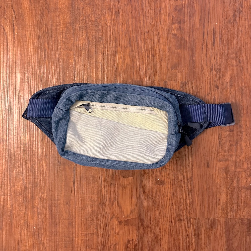 Multicolored Denim Fanny Pack!